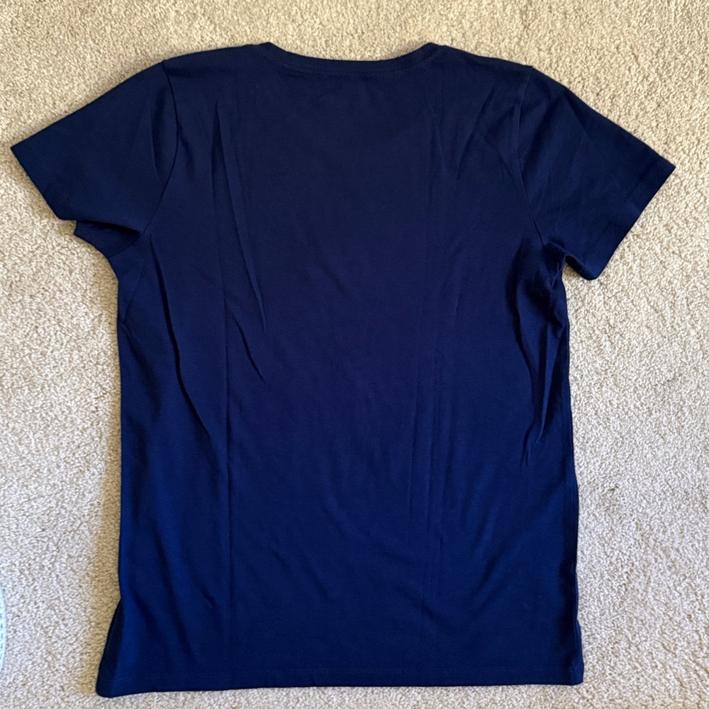 J. Crew Navy Collector Lobster Tee Women’s Medium NWOT - Picture 6 of 8